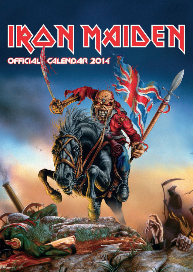 Win the Iron Maiden Official Calendar 2014 MaidenFans