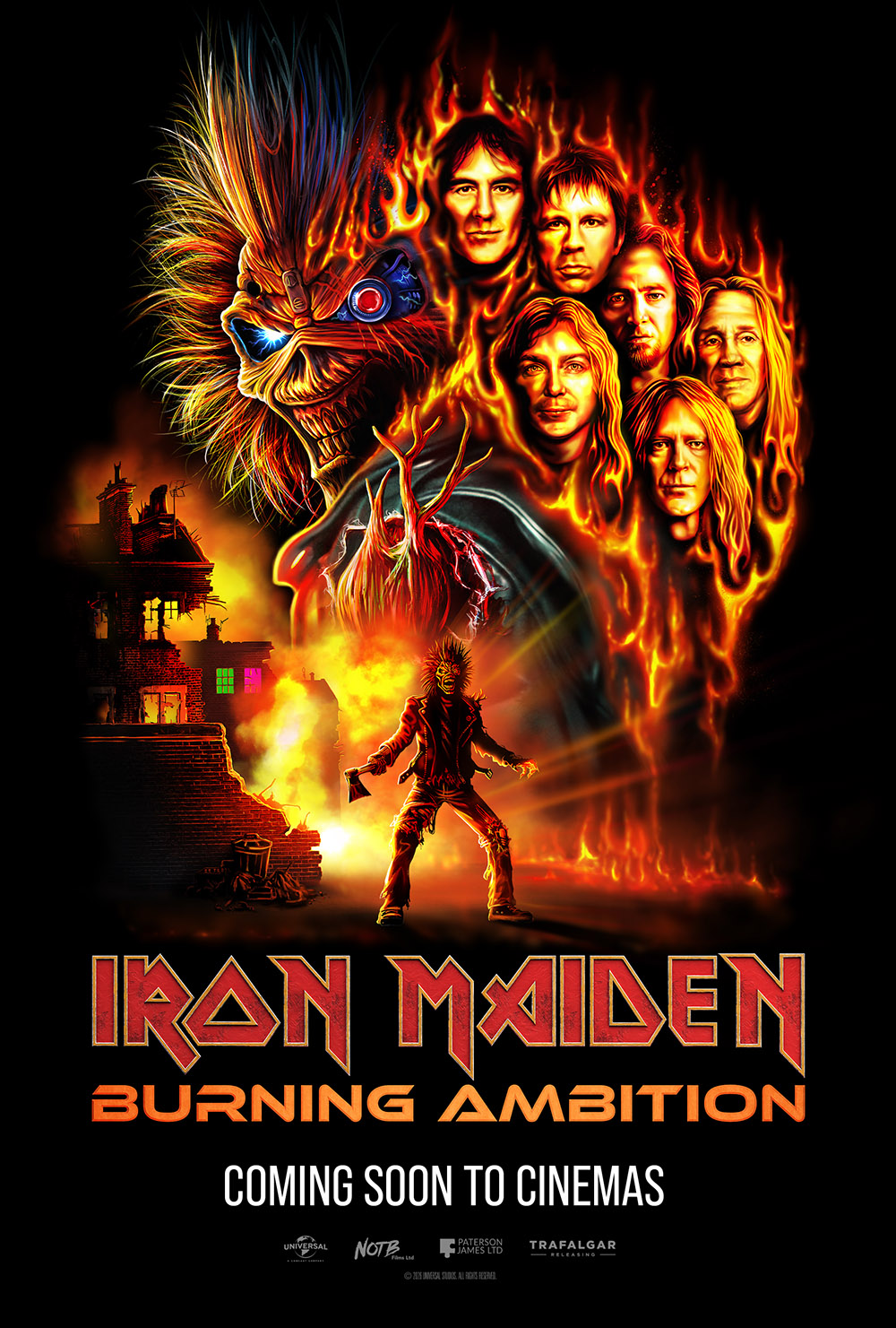 Iron Maiden: Burning Ambition cover